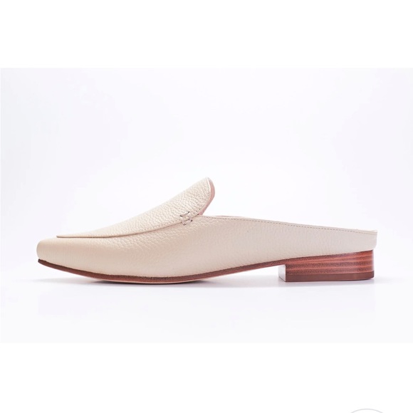 LOU.EARL LAFAYETTE FLAT MULES IN OYSTER - Picture 2 of 4